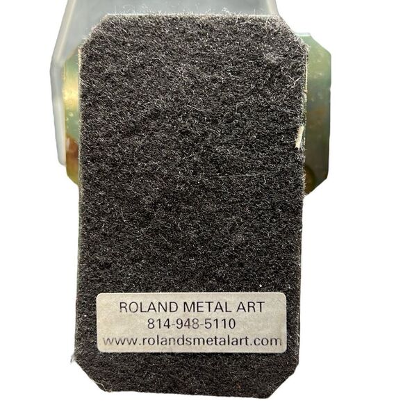 Roland Metal Art Railroad Spike Sculpture Cooking Show Influencer Career - Picture 9 of 10